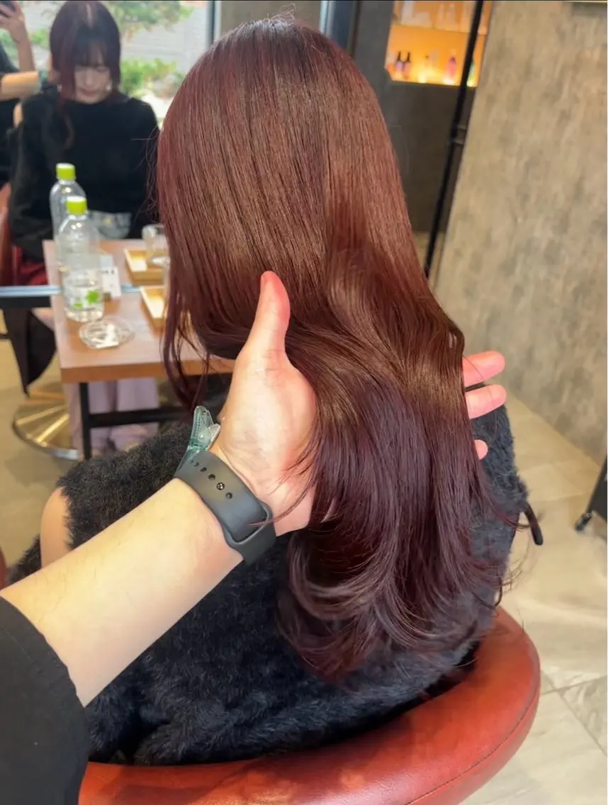 カラー ヘアカラー Earth中野山 /あやかのヘアスタイル