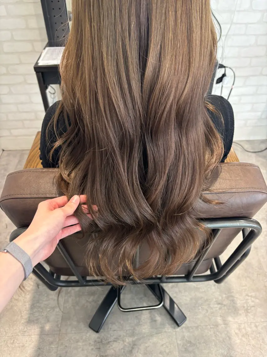 ロング カラー カット ヘアカラー トリートメント メンズ/ヘアアレンジ /保谷菜々美のヘアスタイル