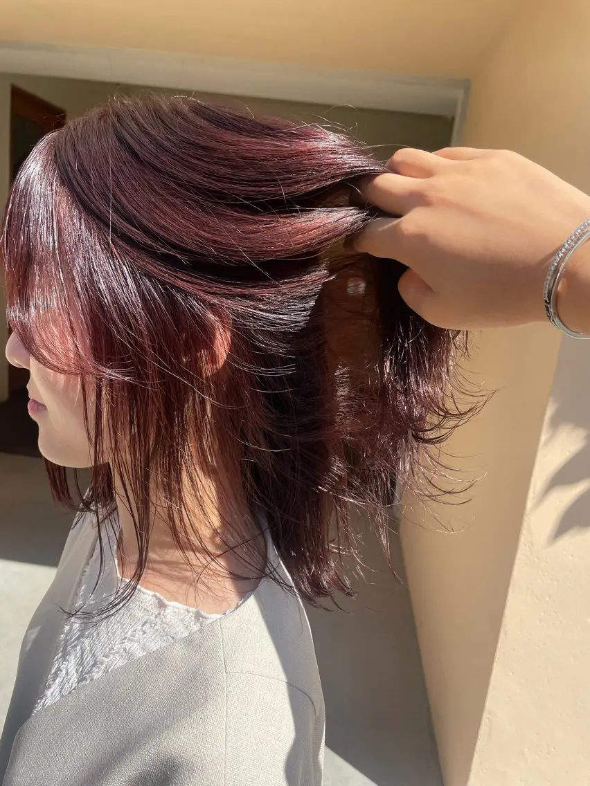 🌷🤍ダブルカラー+シルクトリートメントの写真