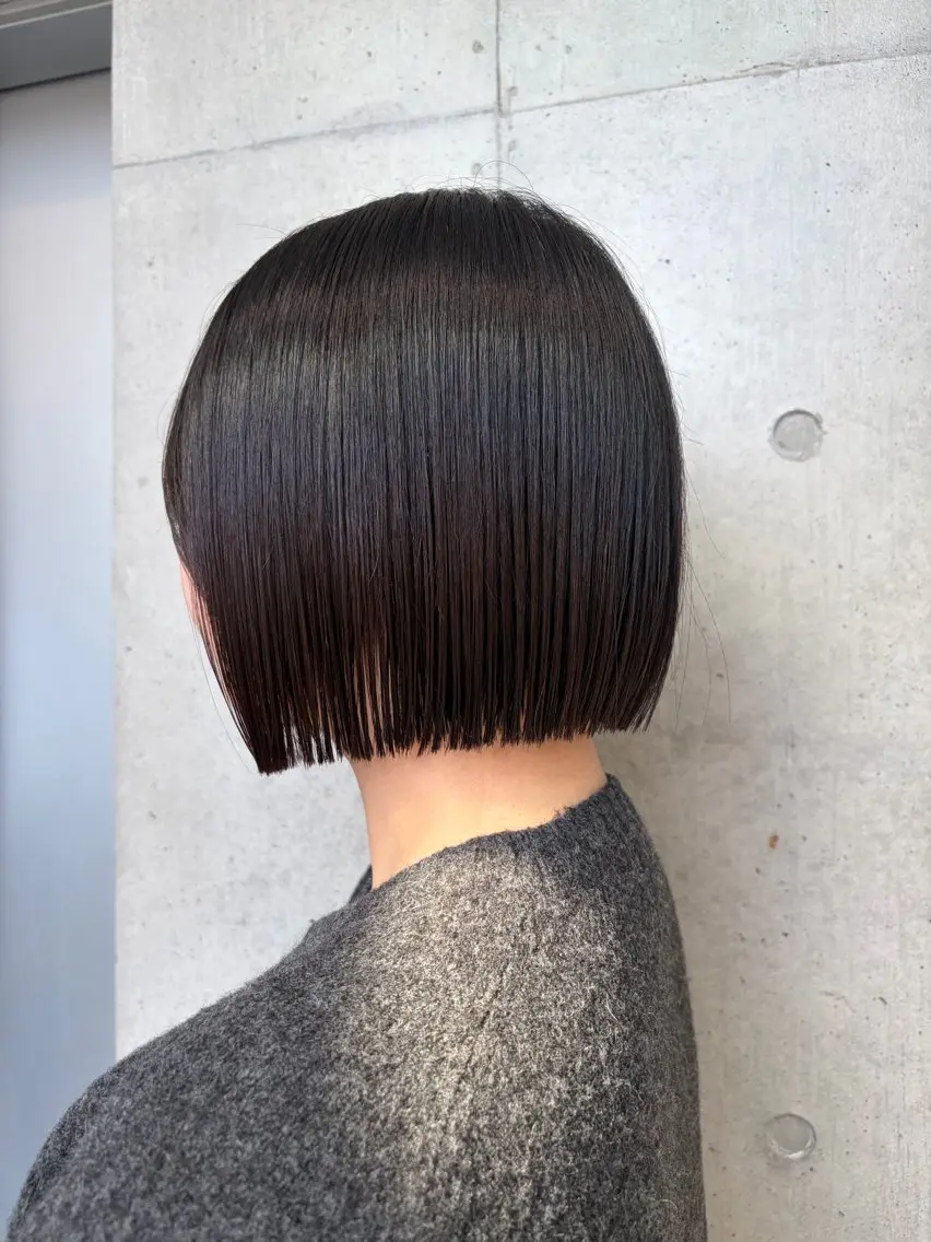 ショート カラー ヘアアレンジ カット ヘアカラー トリートメント ボブ艶モテカラー🫧 カリンのヘアスタイル