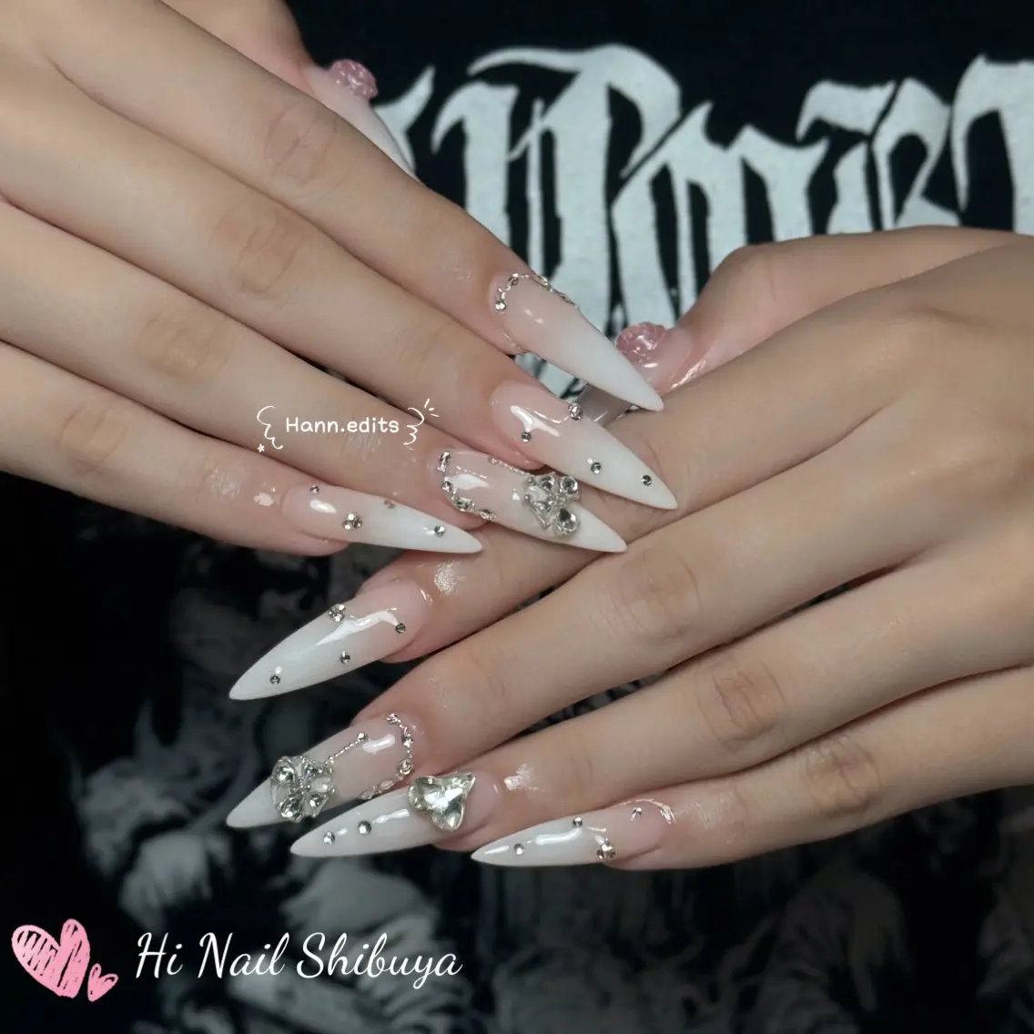 セミロング ハンドネイル Hi Nail 渋谷のネイルデザイン