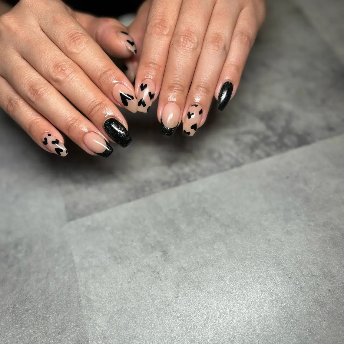 ネイル ハート ハンドネイル maki nailのネイルデザイン
