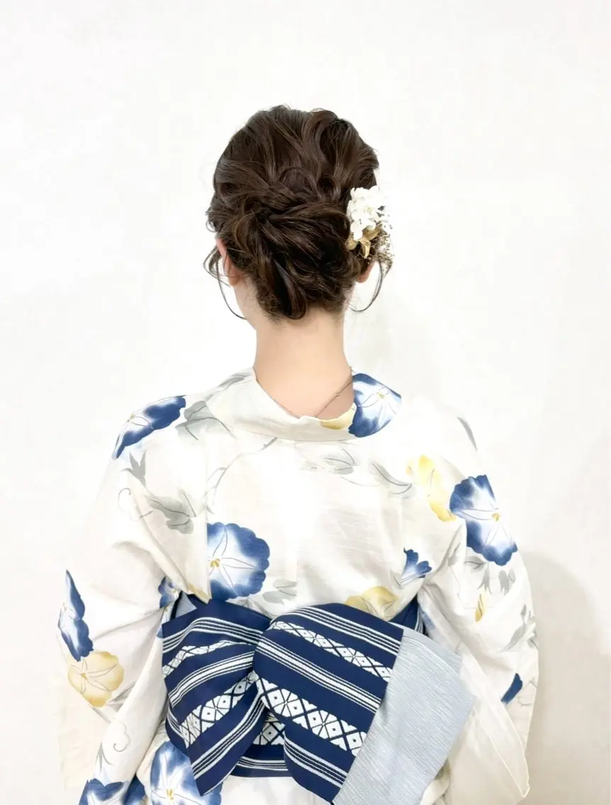 ヘアアレンジ 浴衣 ヘアセット ヘアセットサロン /上坪愛美のヘアスタイル