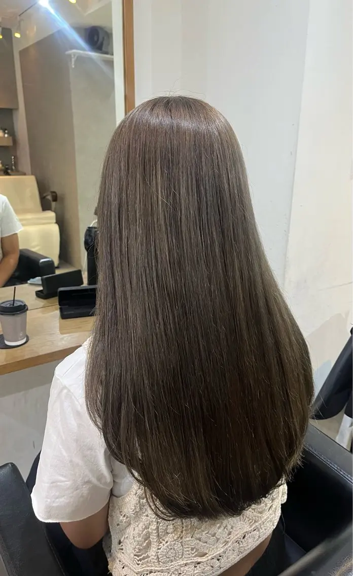 ロング カラー ✨🎨ブリーチなし 透明感カラー✨美友のヘアスタイル