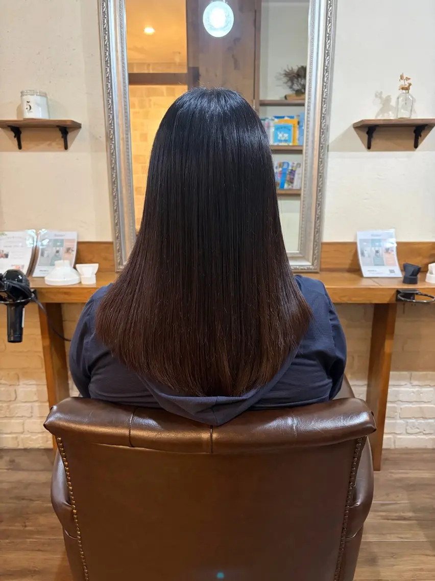 ロング 肥田 夕蘭のヘアスタイル