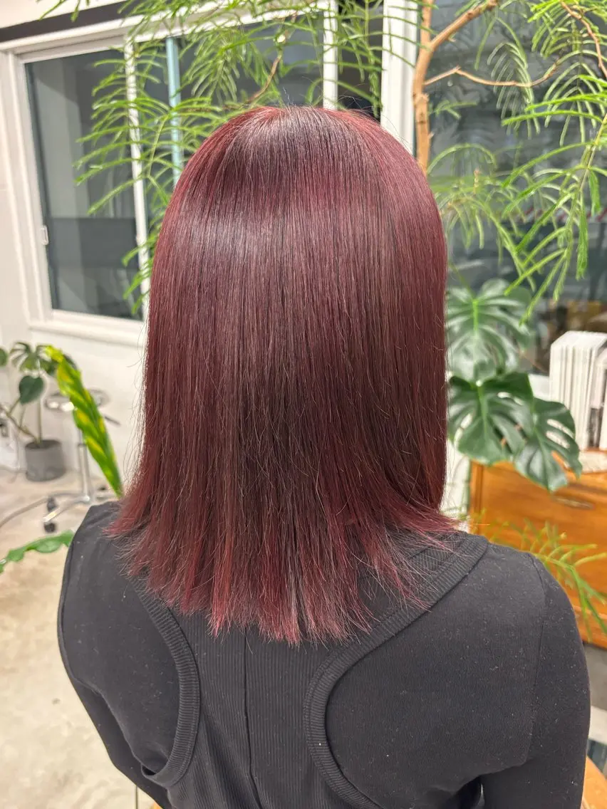 カラー ヘアカラー 大西 凪海のヘアスタイル
