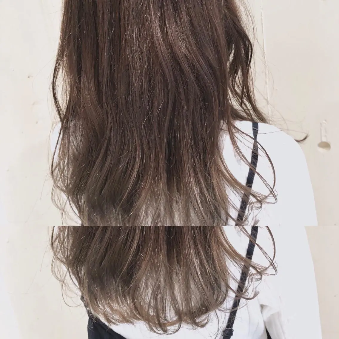 セミロング カラー パーマ ヘアアレンジ ベージュカラー ブリーチ ケアブリーチ ケアカラー 透明感カラー 【ツヤ髪美容師】 ツダケイスケのヘアスタイル