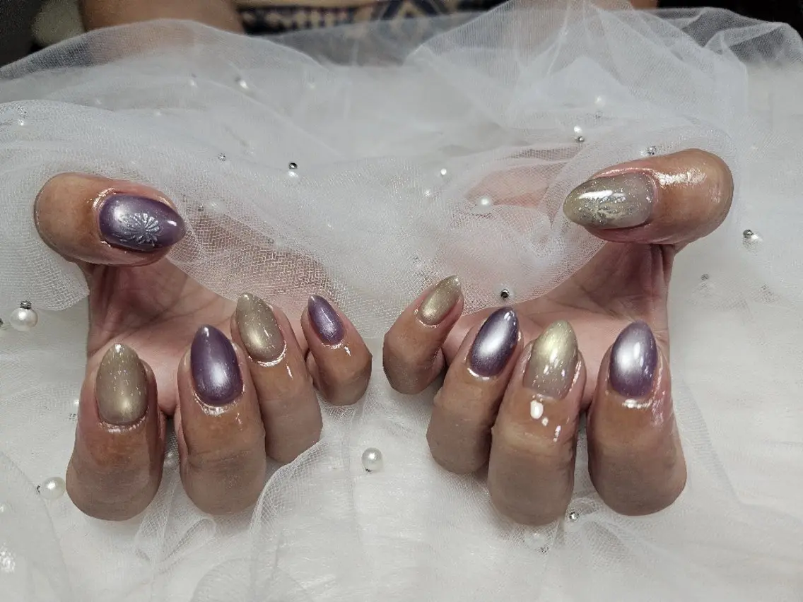 ネイル e_nail🍀自宅 サロン八潮eri☆　のネイルデザイン