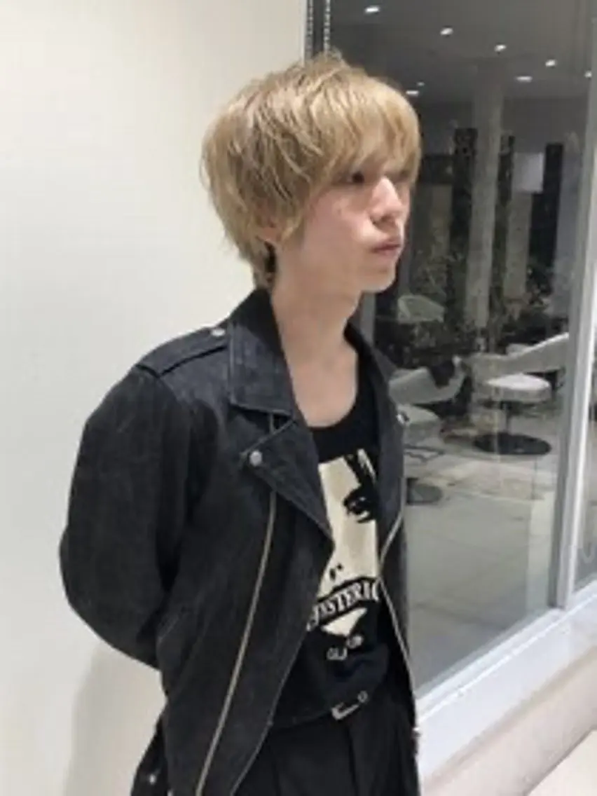 メンズ カット ヘアカラー 松田記和 モデル募集中のヘアスタイル