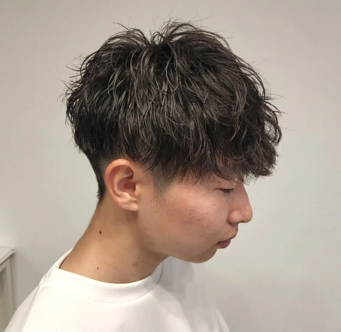 メンズ パーマ ショート 【イケメン風パーマ】 SHOFYのヘアスタイル