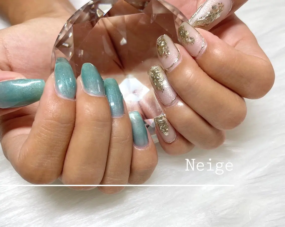 ネイル Neige‪𓂃ai ＊梅津 / 松尾のネイルデザイン