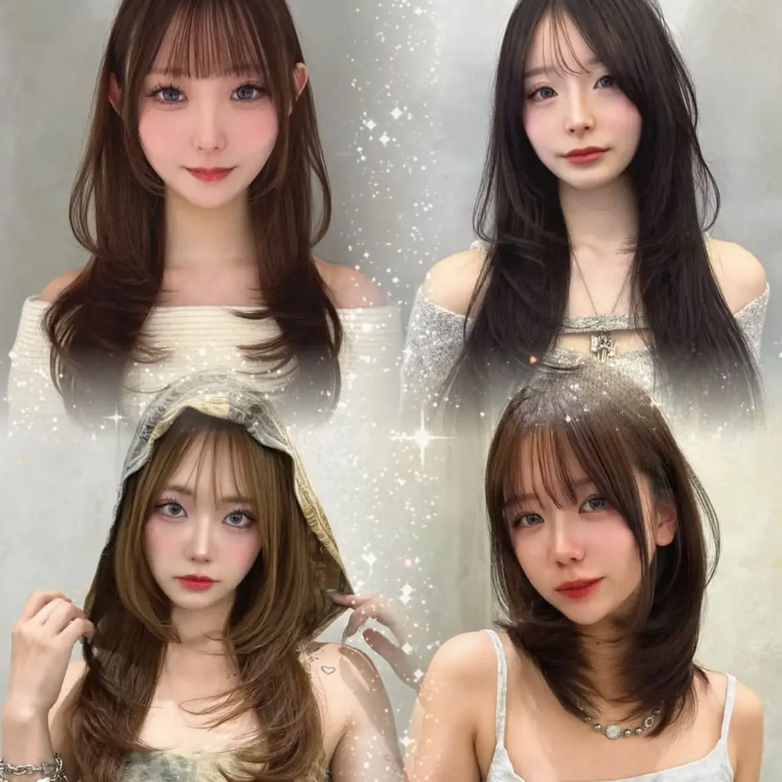 ロング カラー カット ヘアカラー トリートメント 栄/艶髪カラー /レイヤー/たいちのヘアスタイル