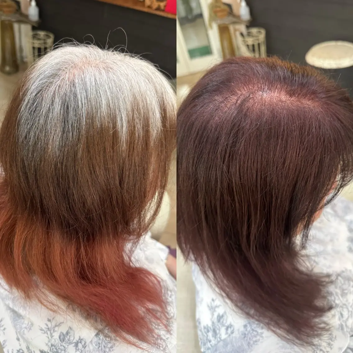 【白髪染め卒業👨🎓🌸】脱白髪染めイルミナ系カラー+似合わせカット✂️+選べる5stepトリートメント🌟の写真