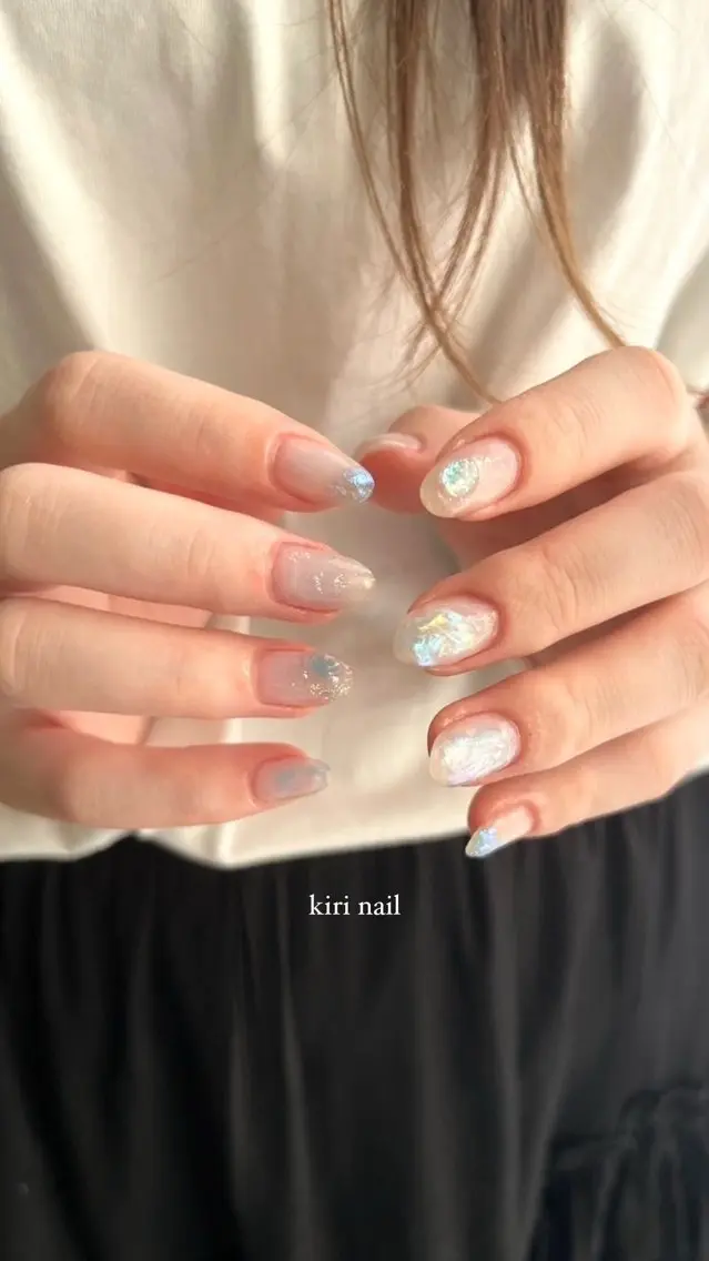 ネイル アートネイル 持ち込み ニュアンスネイル ぷっくりネイル ハンドネイル kiri nail キリネイルのネイルデザイン