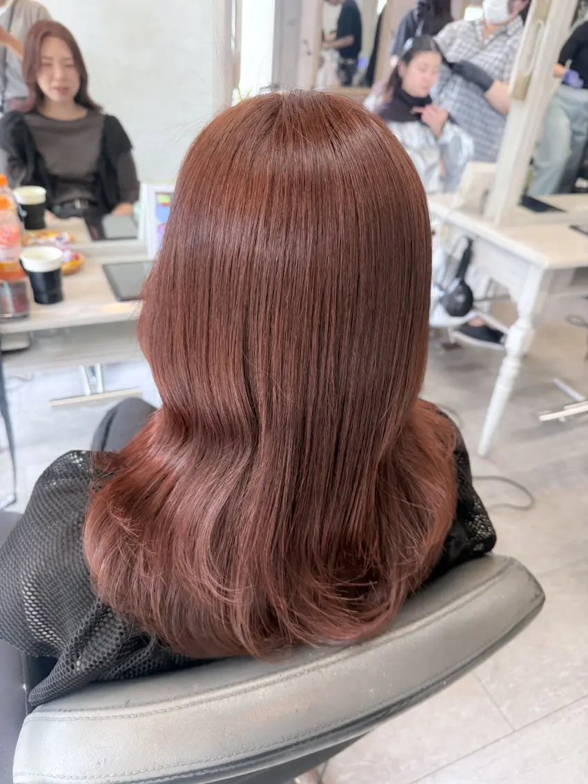 ミディアム カラー カット ヘアカラー 🎀ヘアセット/艶髪 /はやしほのか🎀のヘアスタイル