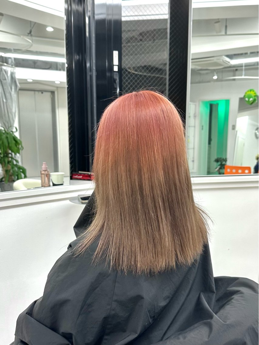 ミディアム カラー GEAR./冬先取り カラー/HAYATOのヘアスタイル