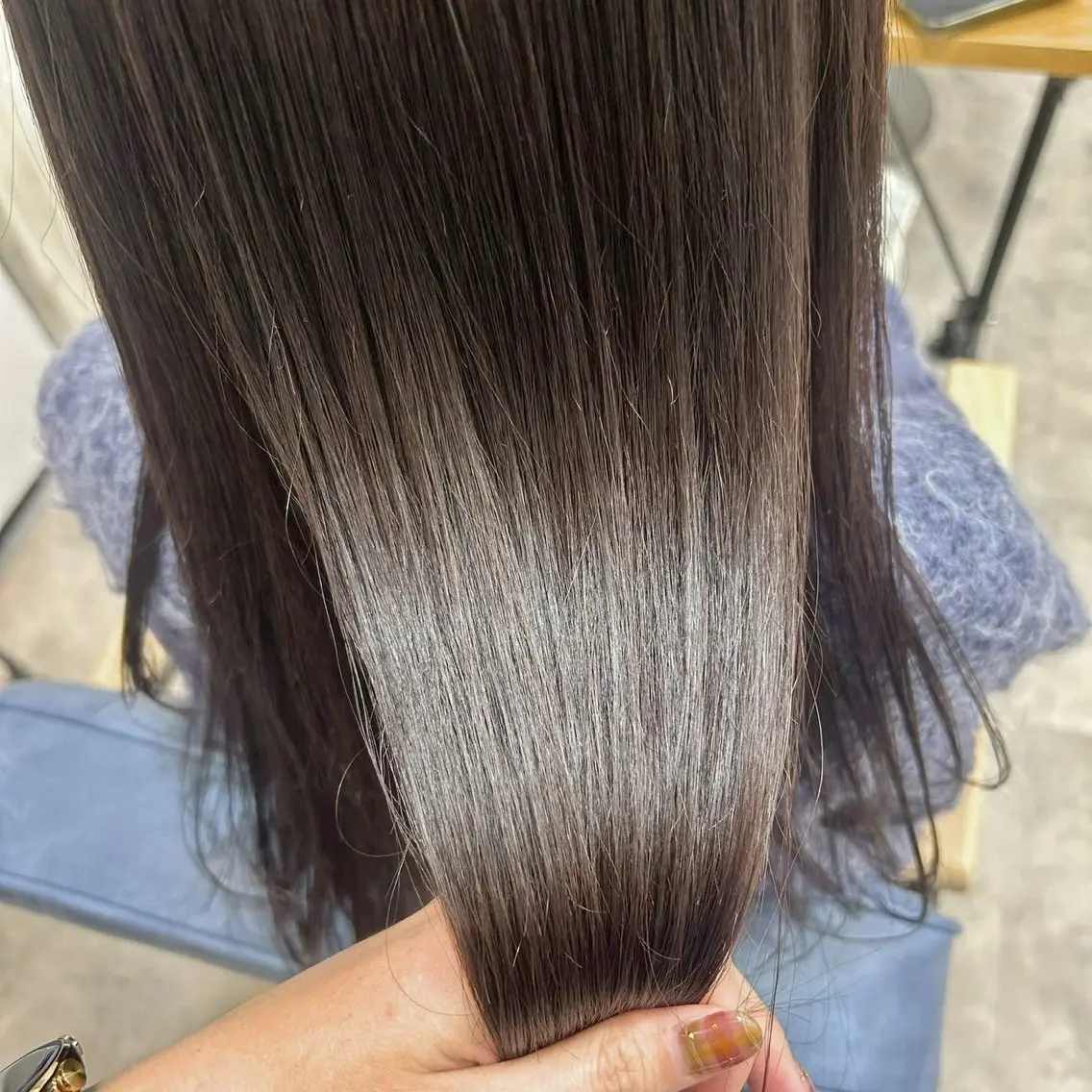 ロング 暖色カラー💞 菊地しおんのヘアスタイル