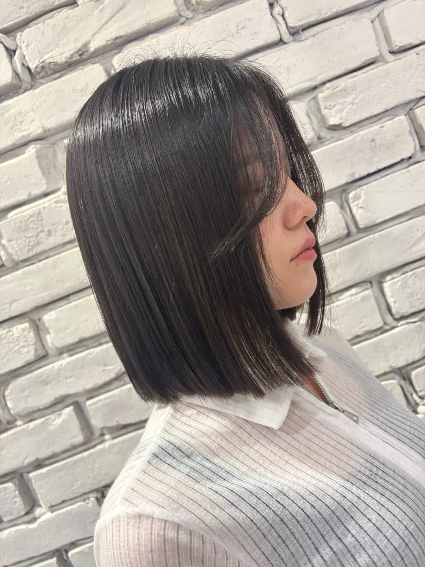 ミディアム ボブ特化・縮毛矯正/ 上原麗咲希のヘアスタイル
