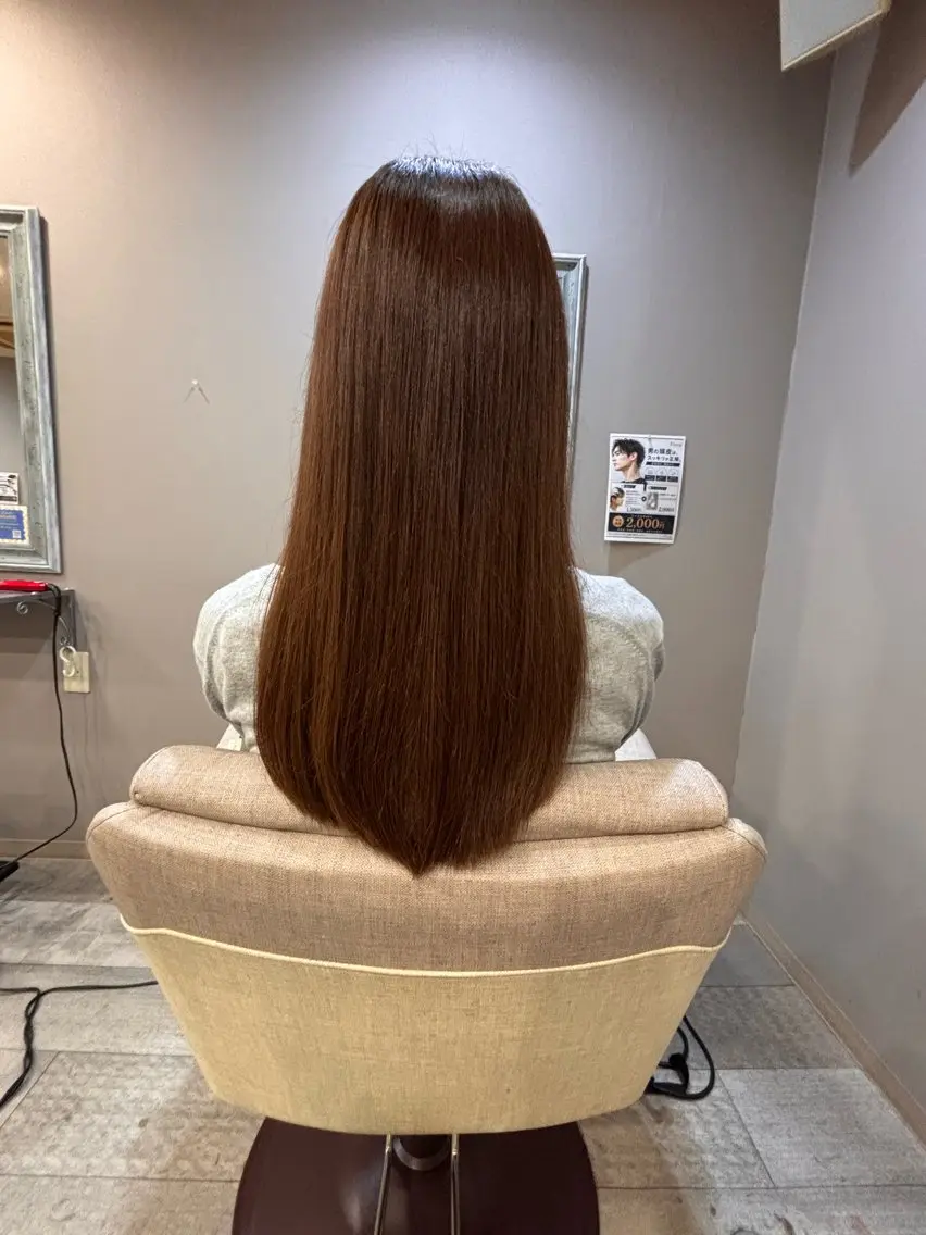 ロング カット 縮毛矯正 🧸Fiora 🧸arashi🧸のヘアスタイル