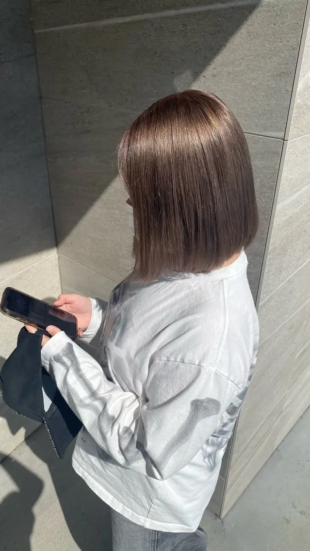 ミディアム ヘアカラー 水野 聖哉のヘアスタイル