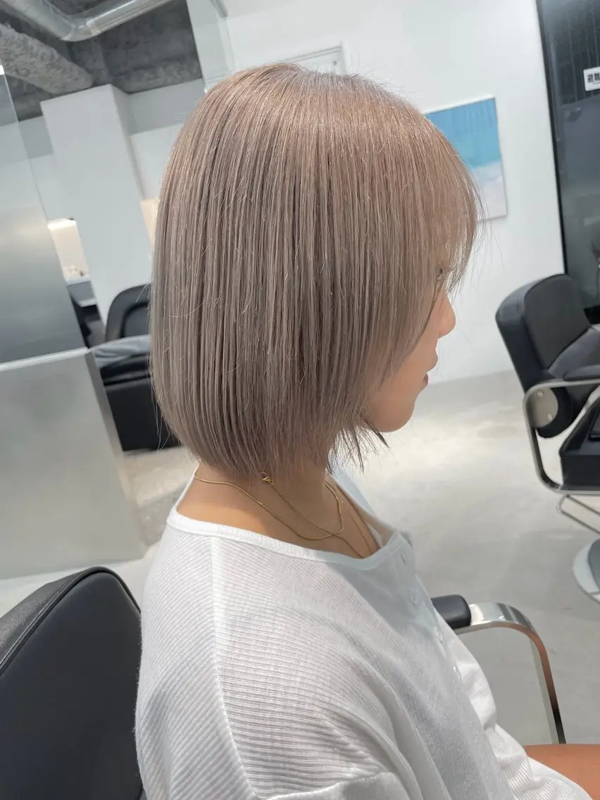 ショート ブリーチ特化🎖️ピ ンクカラー高橋さやかのヘアスタイル