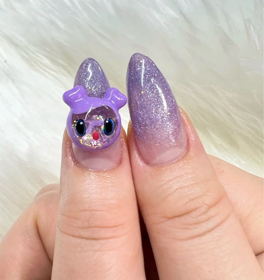 ネイル ラメ(グリッター) ハンドネイル glow_ nailのネイルデザイン