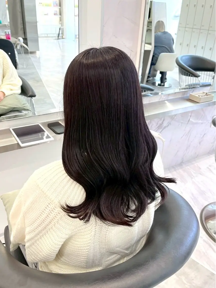 ロング カラー ヘアカラー parvemix平野 真央🎀💞のヘアスタイル