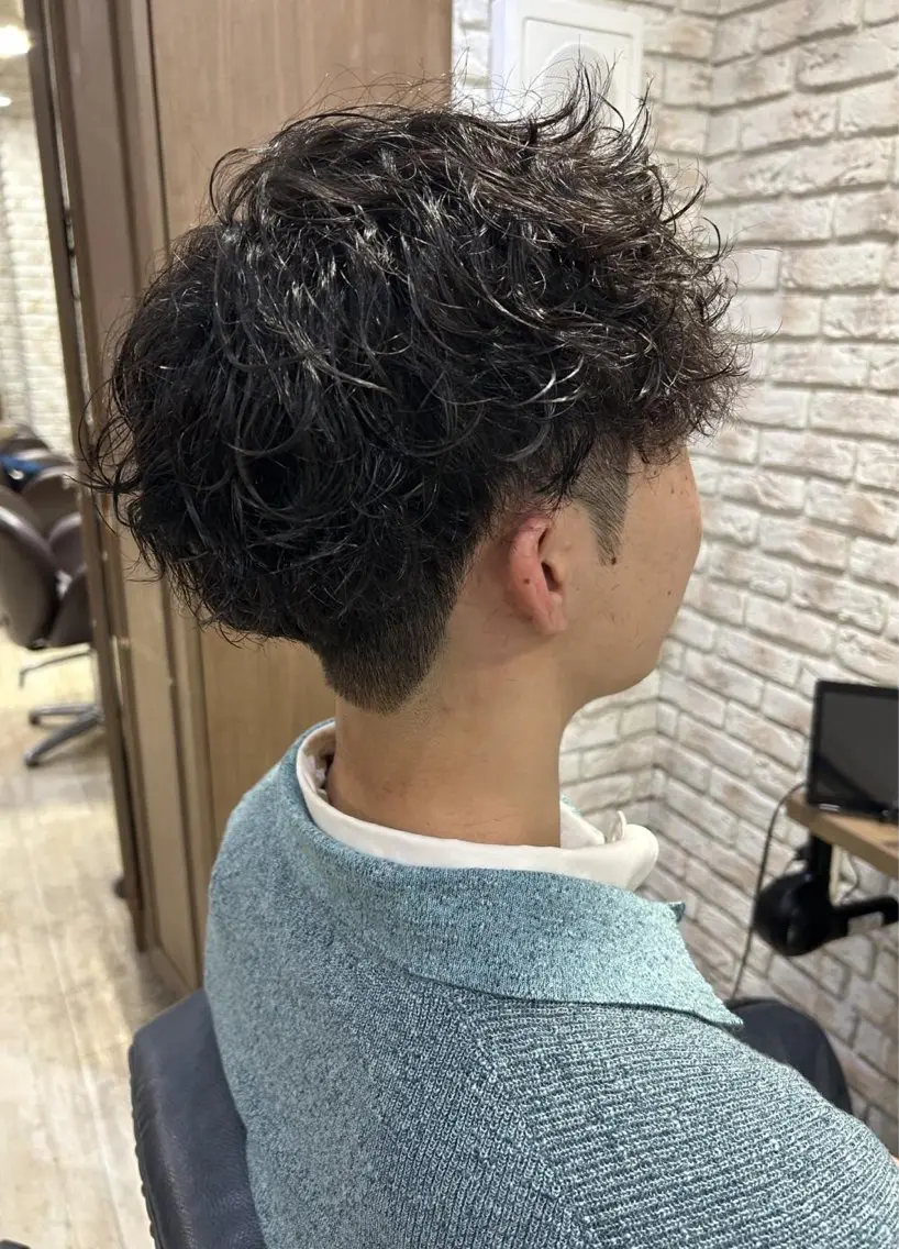 メンズカット➕パーマの写真