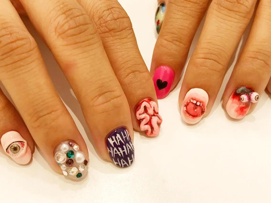 ネイル ハロウィン NAILSALON RuINのネイルデザイン