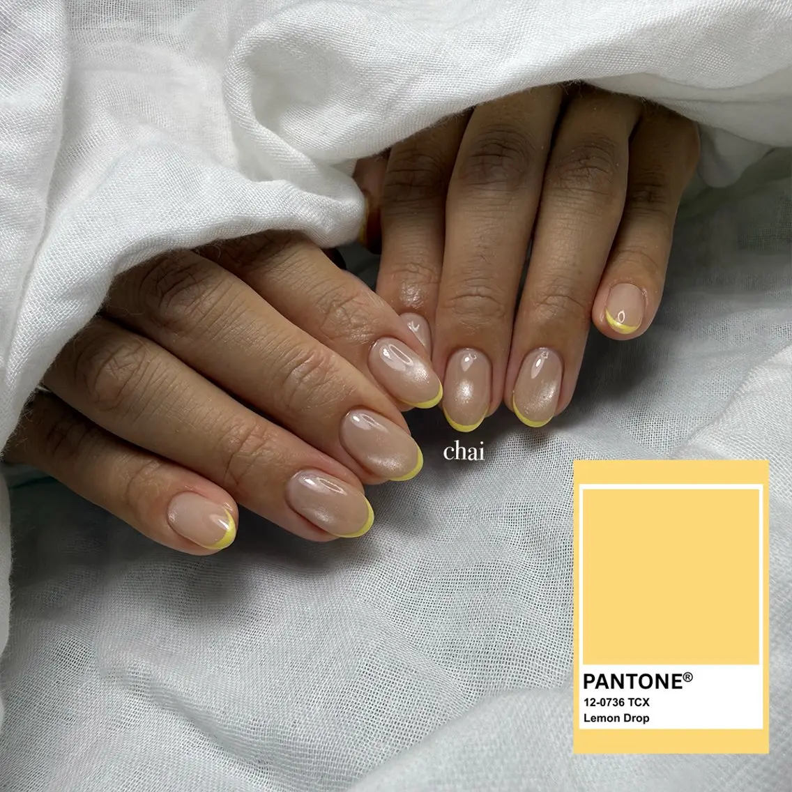 ネイル クリアネイル フレンチネイル マグネットネイル シンプルネイル ハンドネイル chai nail +  eye📍鶴橋のネイルデザイン