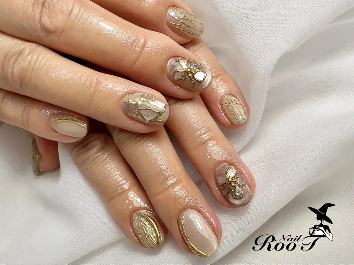 ネイル マグネットネイル ハンドネイル RooT Nailのネイルデザイン