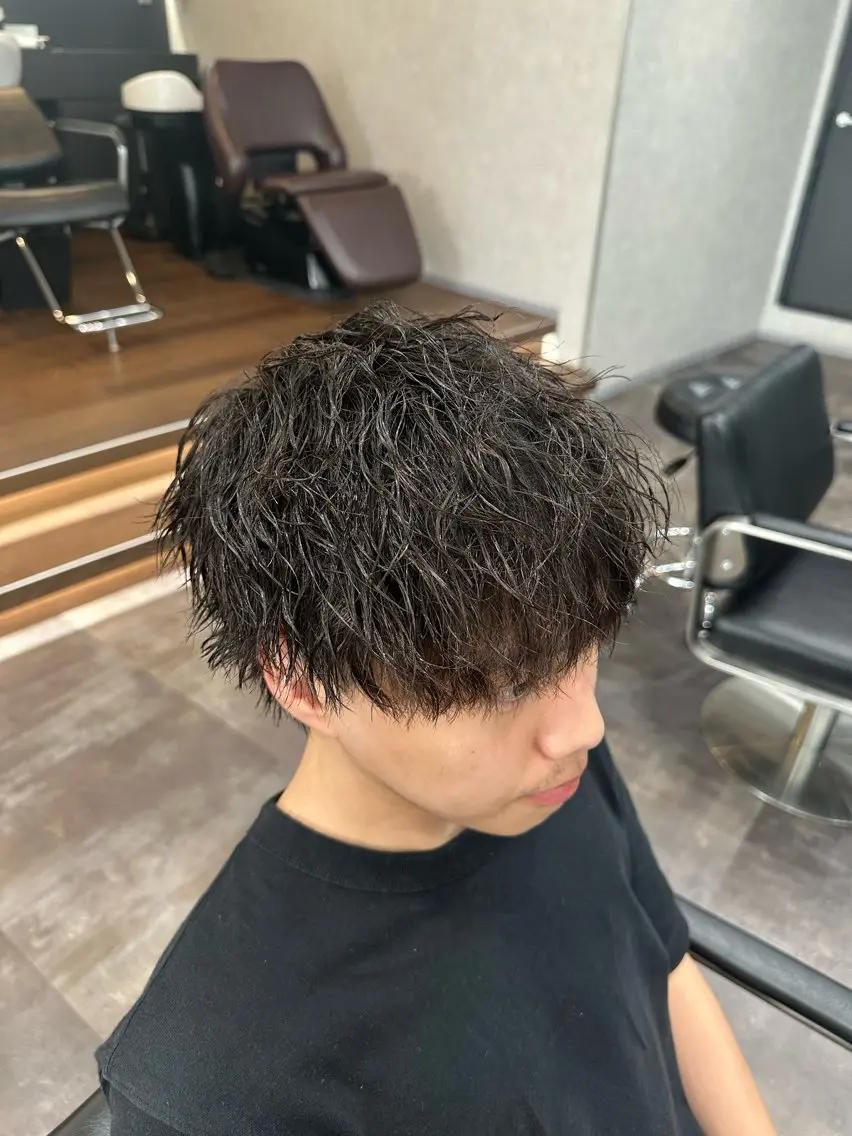 ショート パーマ メンズ 👊メンズ特化👊 田中健輔のヘアスタイル