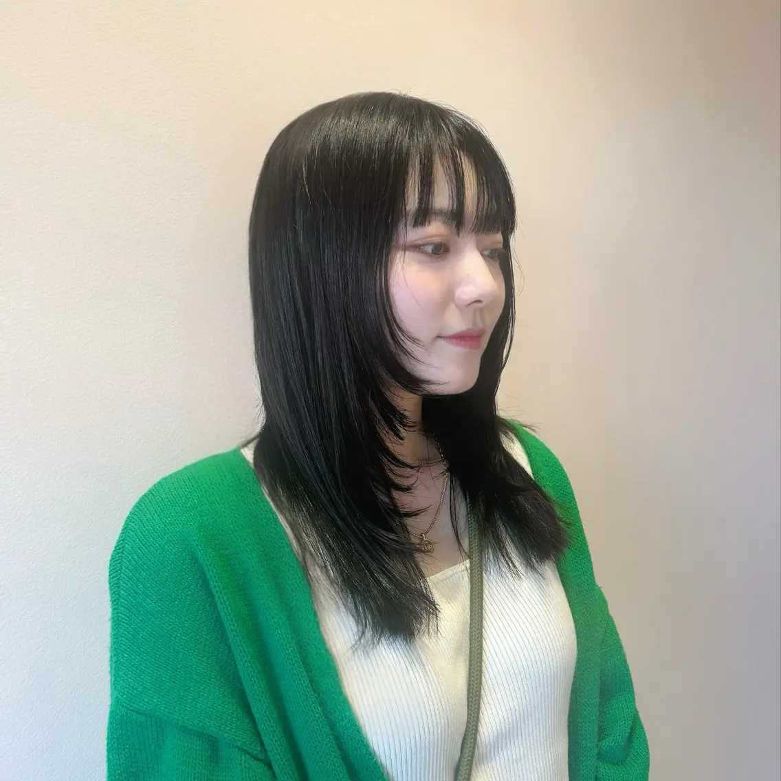 セミロング レイヤーカット トリートメント マンツーマン施術✂︎ machikaのヘアスタイル