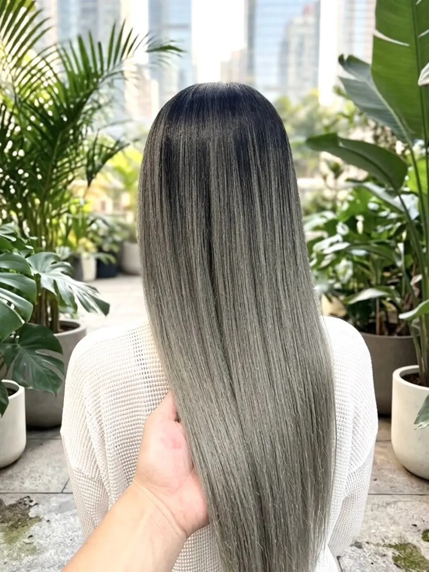 セミロング カラー 海外Style🌱 KOHEIのヘアスタイル