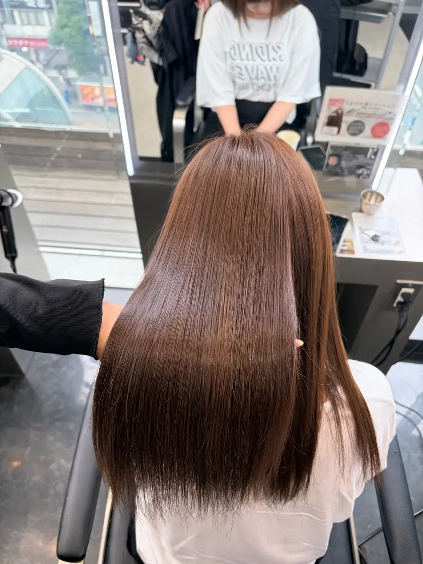 ロング カット ヘアカラー トリートメント カラー/艶🌟 /カット/misaのヘアスタイル