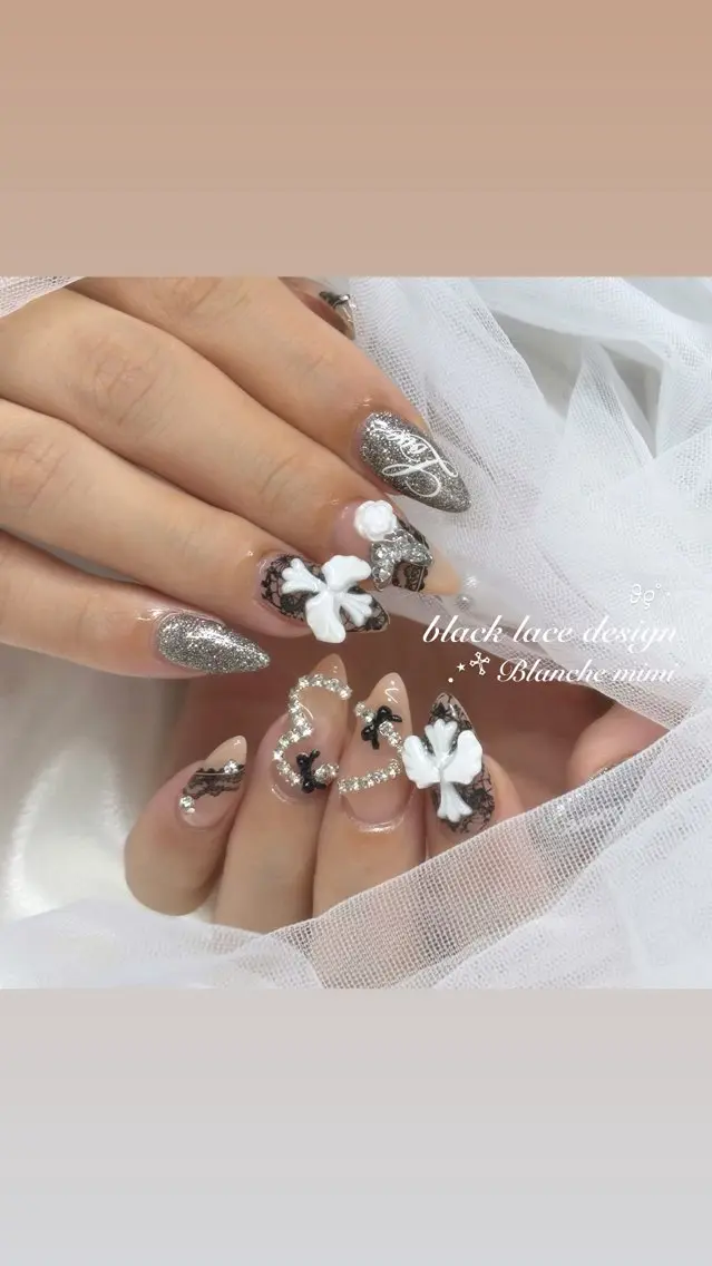 ネイル ハンドネイル Blanche mimi.u_aのネイルデザイン