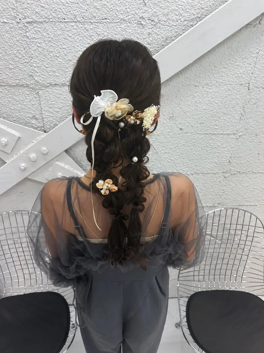 ヘアアレンジ 🎀ゆづき🫧 透明感/アレンジ💝のヘアスタイル