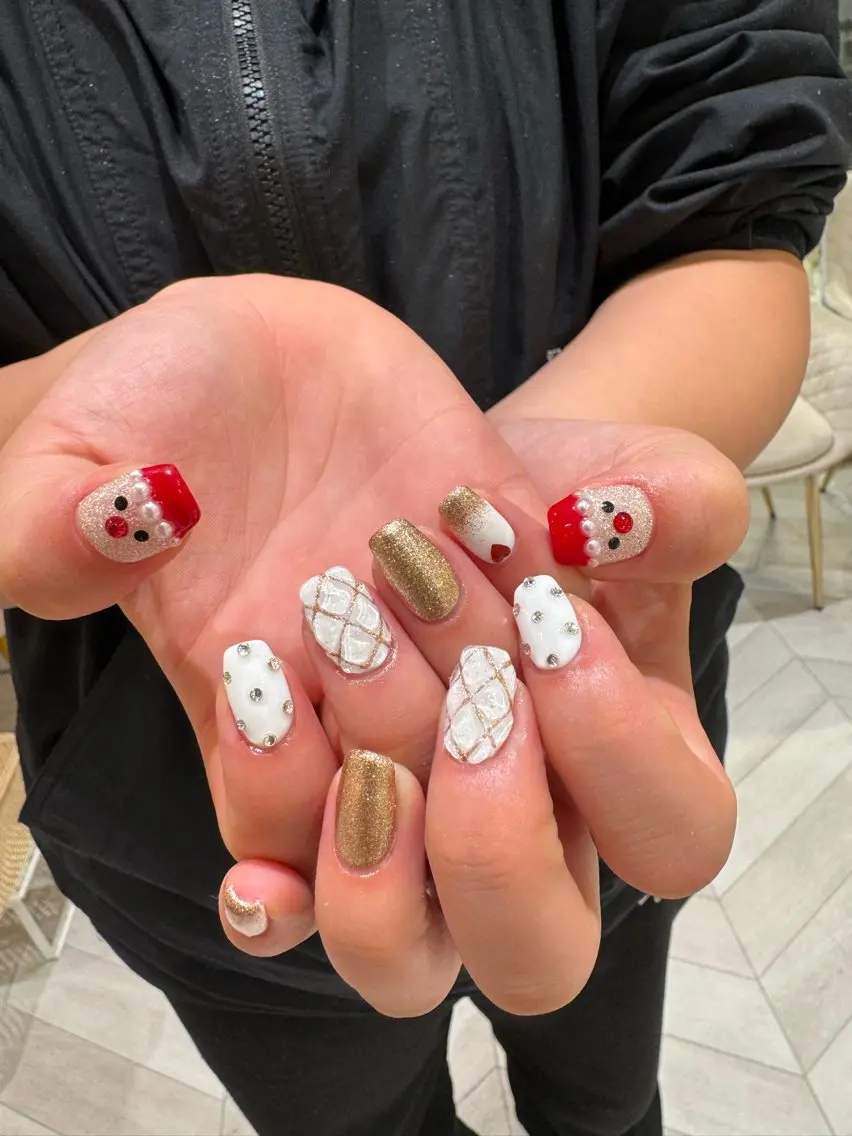 ネイル ハンドネイル なぽ ❤︎長さだし / 韓国nailのネイルデザイン