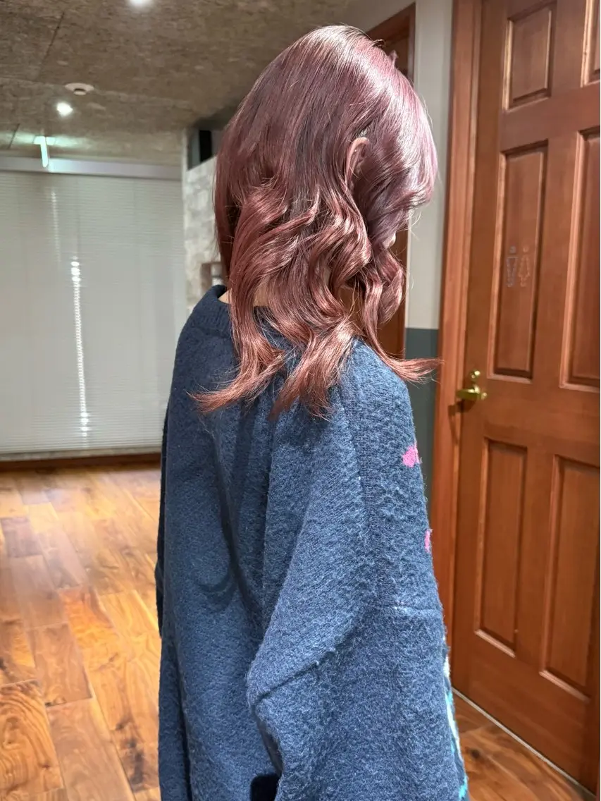 ミディアム カラー カット ヘアカラー トリートメント mai / linoah˚✧のヘアスタイル