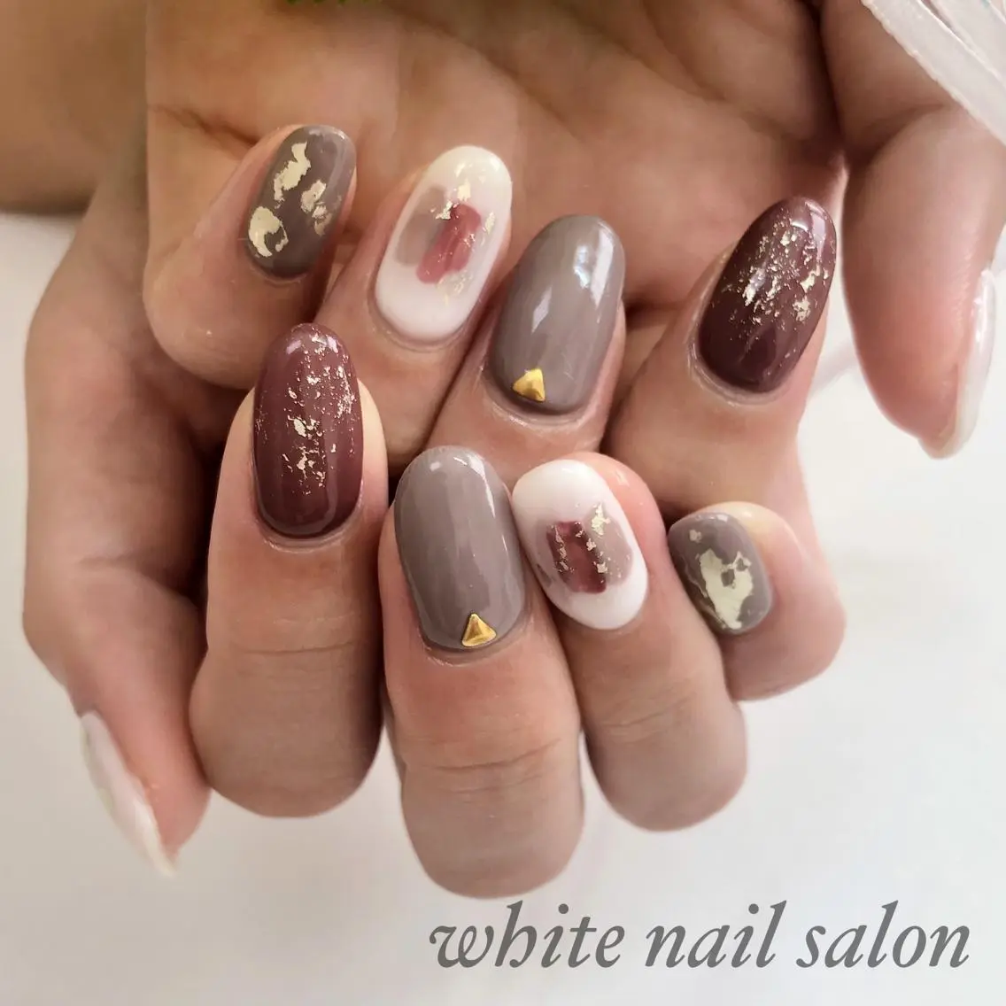 ネイル アートネイル フットネイル フレンチネイル ジェルネイル ハードジェル ハンドネイル white nail salonのネイルデザイン