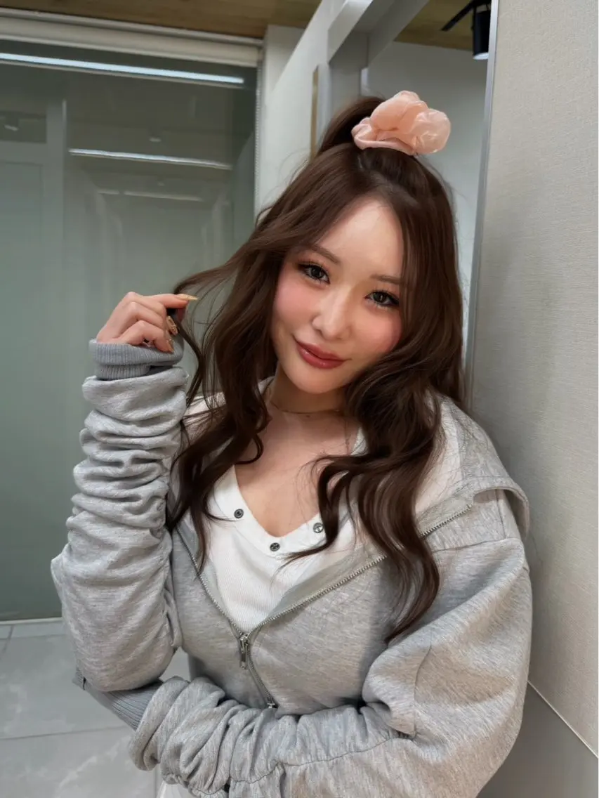 ロング カット ヘアカラー トリートメント ‎🤍髪質改善‎🤍 レイヤーカット‎🤍のヘアスタイル