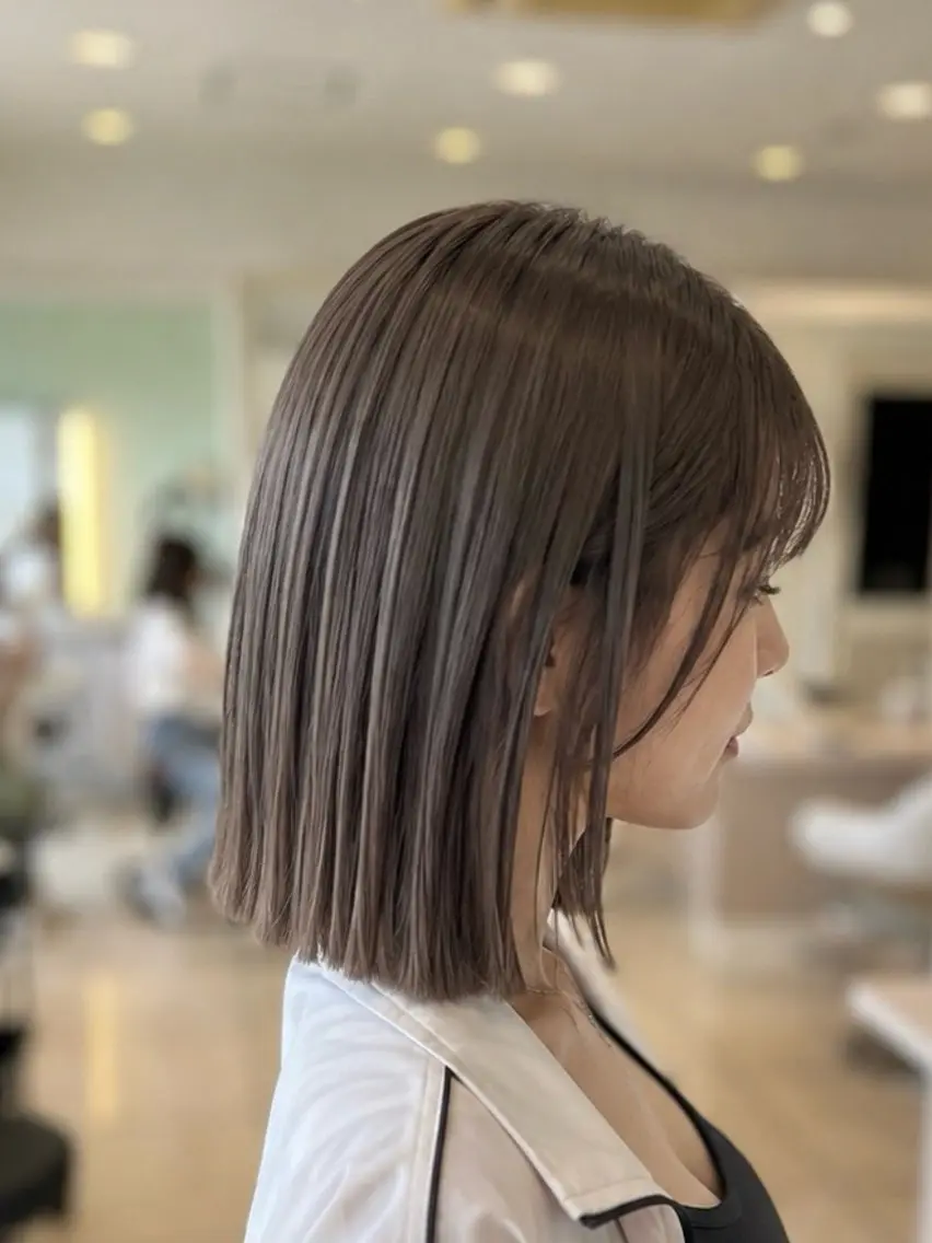 ミディアム カラー カット ヘアカラー 金子 直樹のヘアスタイル