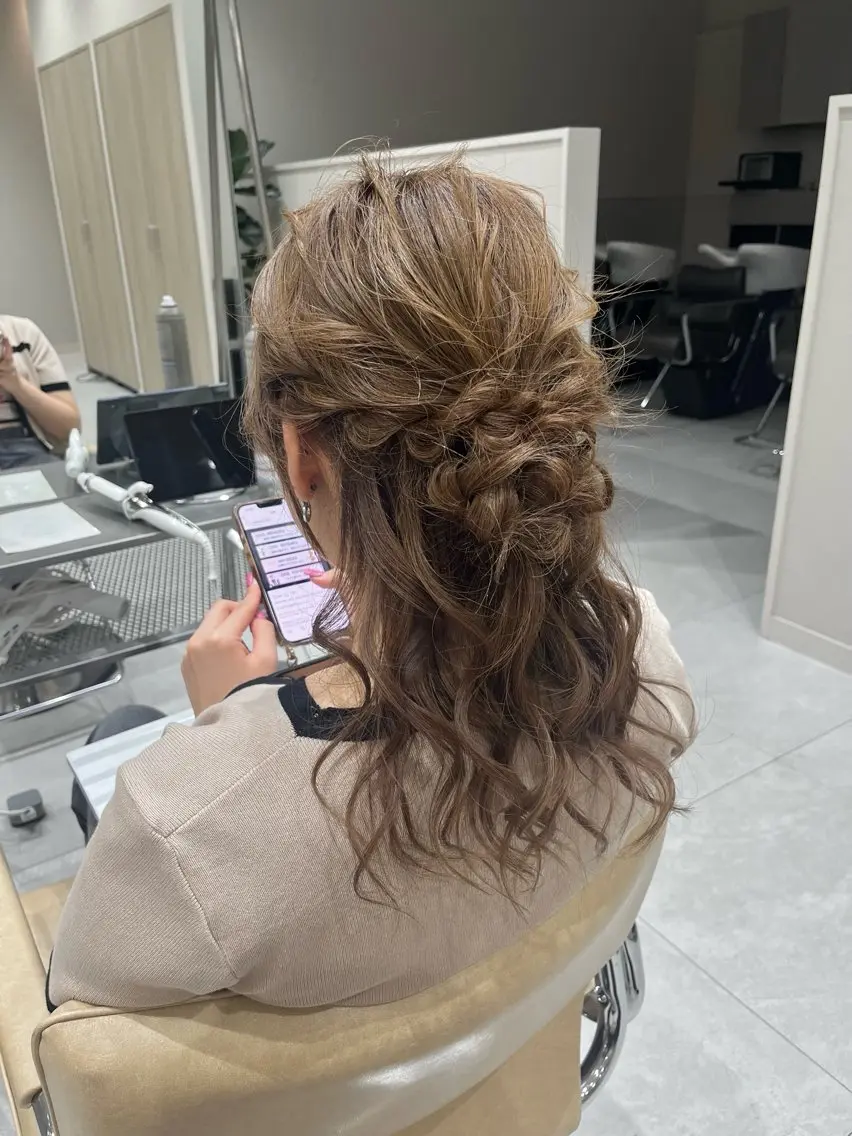 ヘアアレンジ ヘアセット モデル募集 🎀🎶あやのヘアスタイル