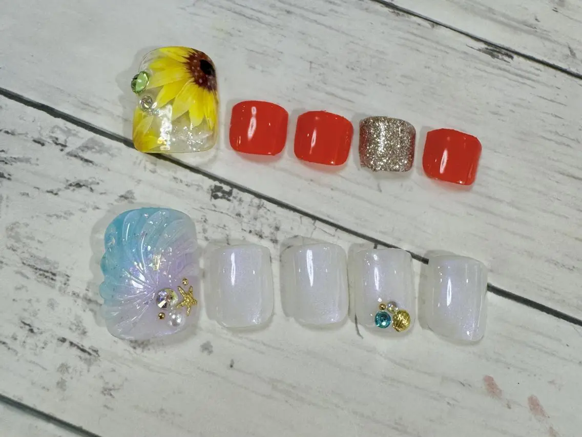 ネイル Myu博多店 かえでのネイルデザイン