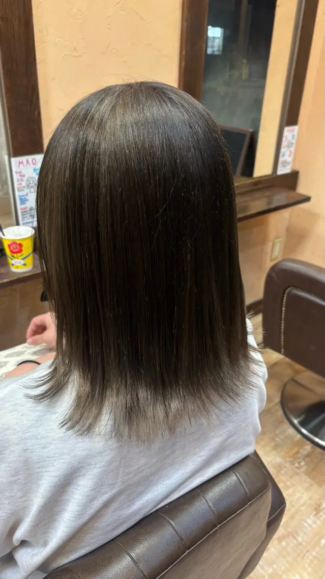 ミディアム カラー ヘアカラー トリートメント ブリーチカラー🎀 Himariのヘアスタイル