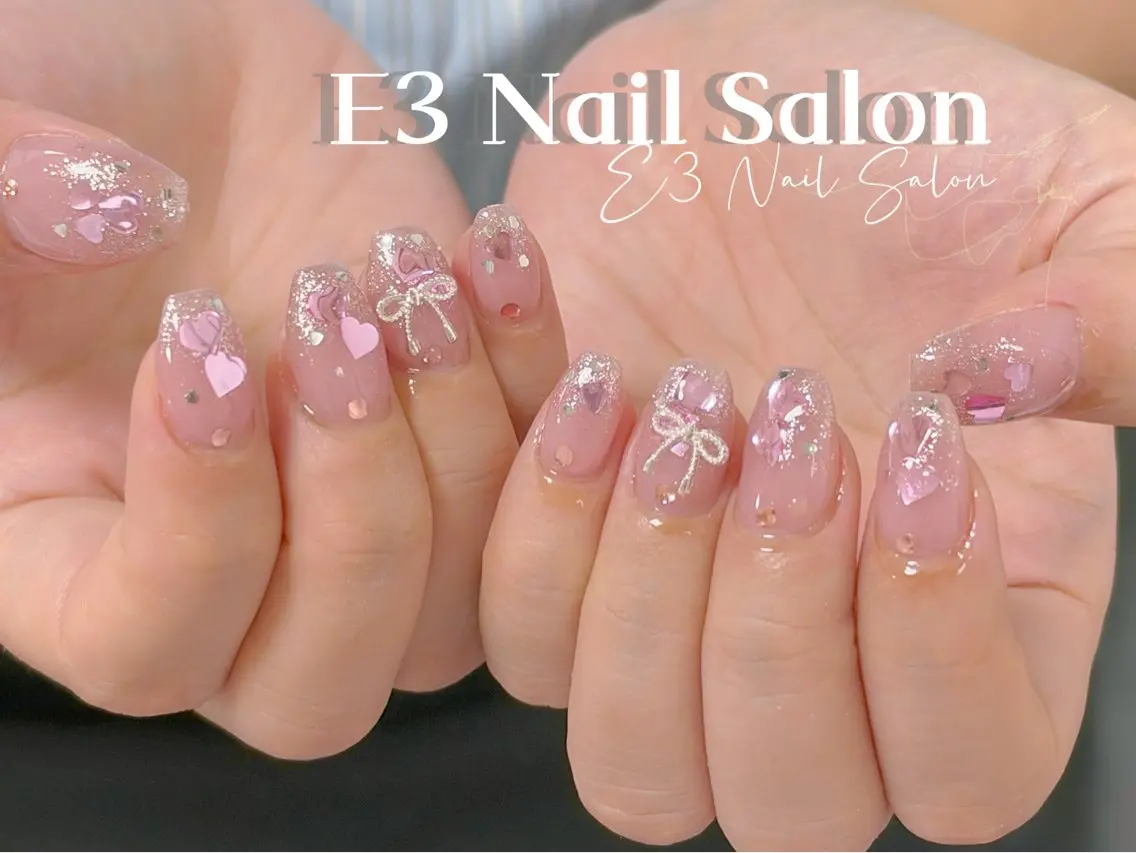 ネイル アニマル柄 オーロラネイル べっ甲ネイル ボルドー ブラウン ハンドネイル E3 Nail Salonのネイルデザイン