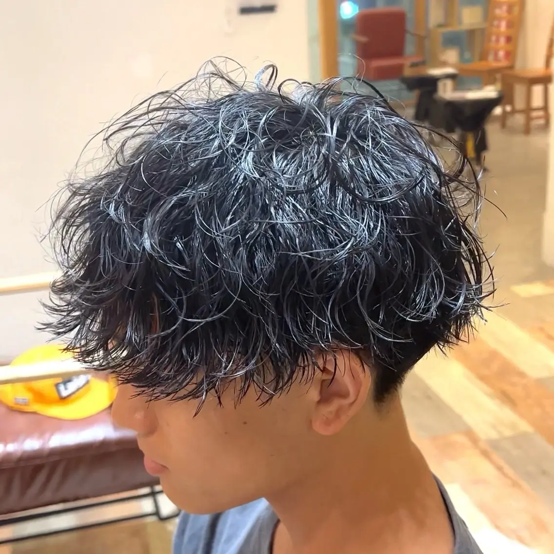 パーマ メンズ カット パーマ 髪質改善艶髪 特化アユム🔥のヘアスタイル
