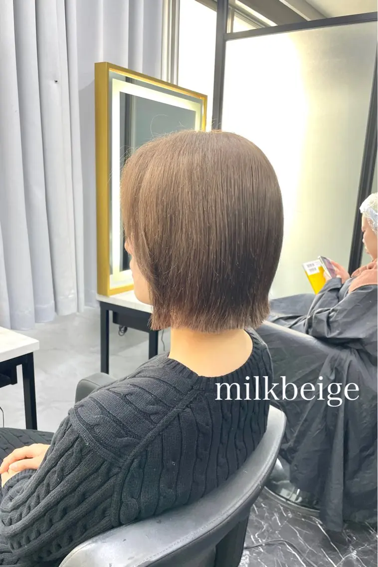 🩵期間限定🩵🐰ケアダブルカラー(ブリーチ1回+カラー)+メンテナンスカット+トリートメント🐰🌸の写真