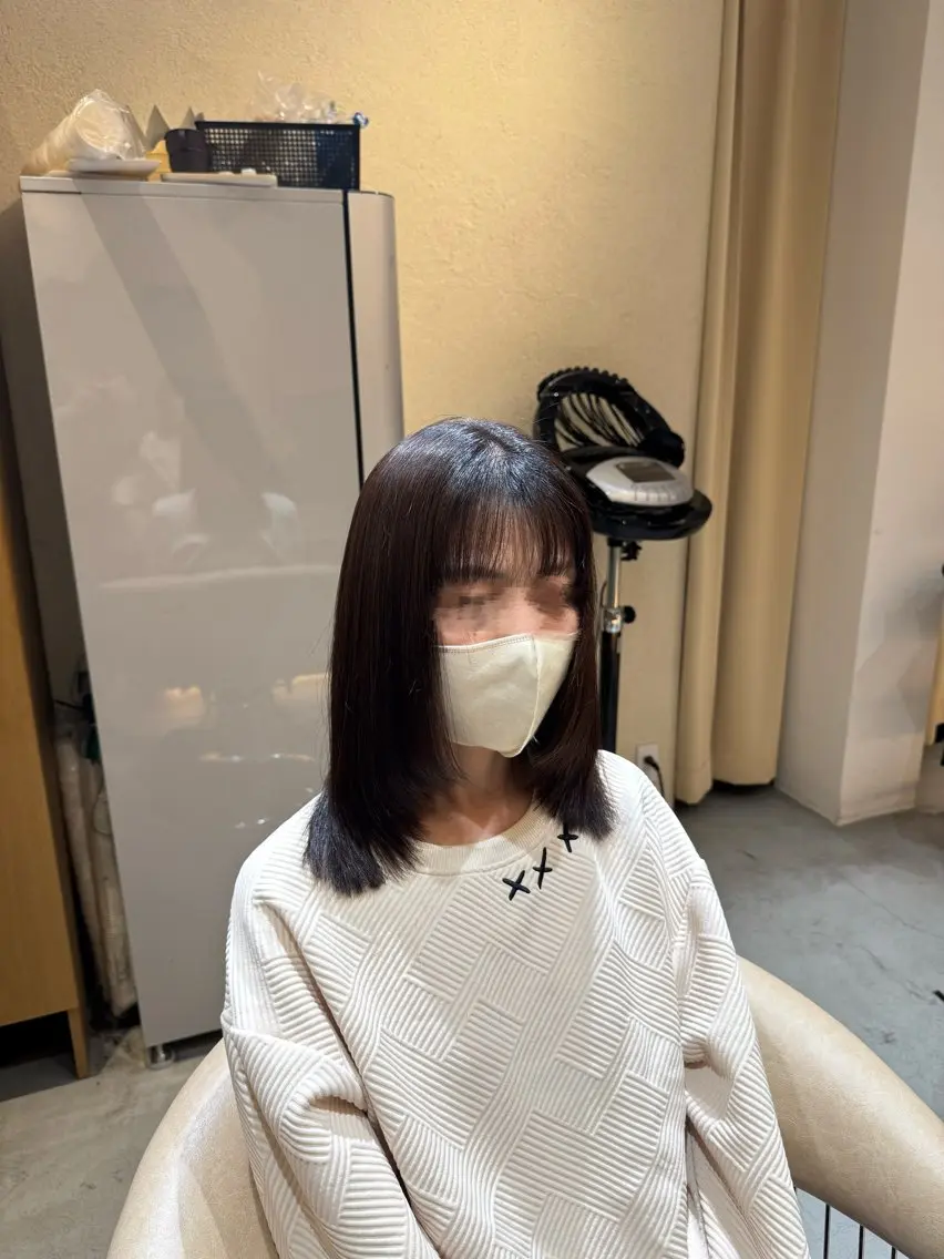 セミロング レイヤーカット 赤羽根 周のヘアスタイル