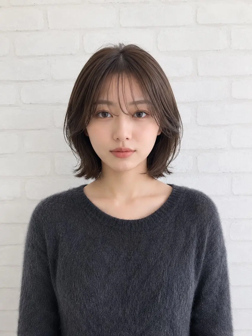 ショート カラー ボブレイヤー 透明感カラー ボブ くびれヘア 韓国風ヘア カット ヘアカラー トリートメント 【韓国風特化】 池田一之のヘアスタイル